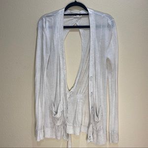 ANTHROPOLOGY - Back Cut Out Cardigan